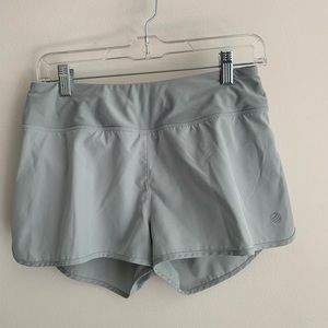 Light blue/grey spandex shorts